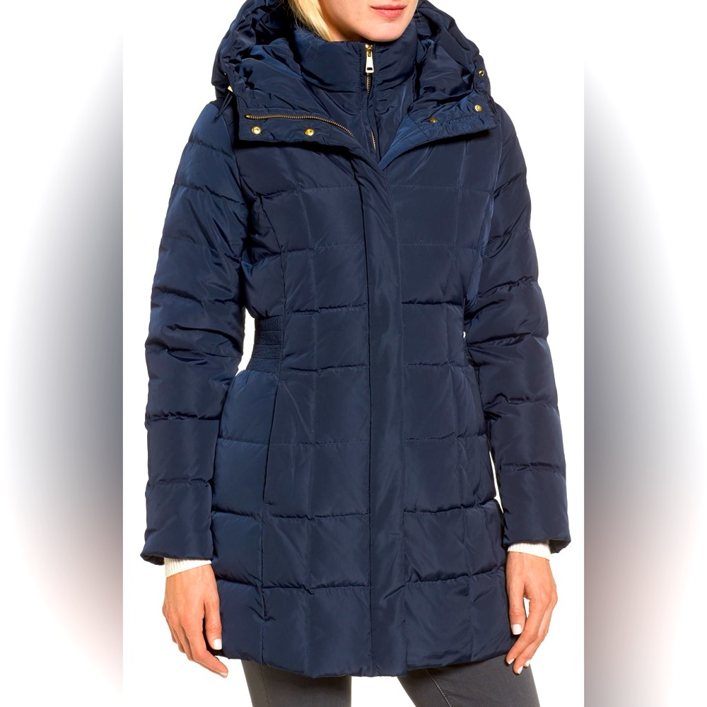 Cole Haan Hooded Down & Feather Jacket